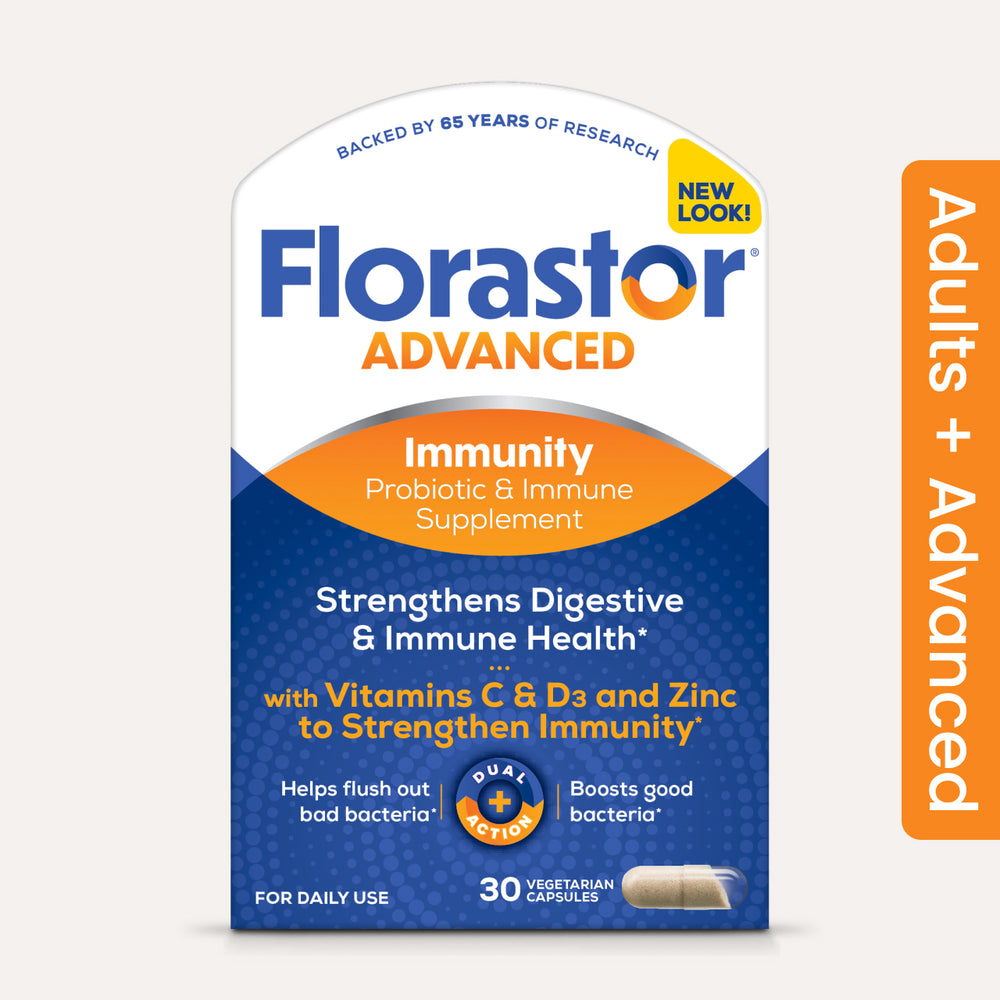 Florastor® Advanced Immunity Probiotic & Immune Supplement