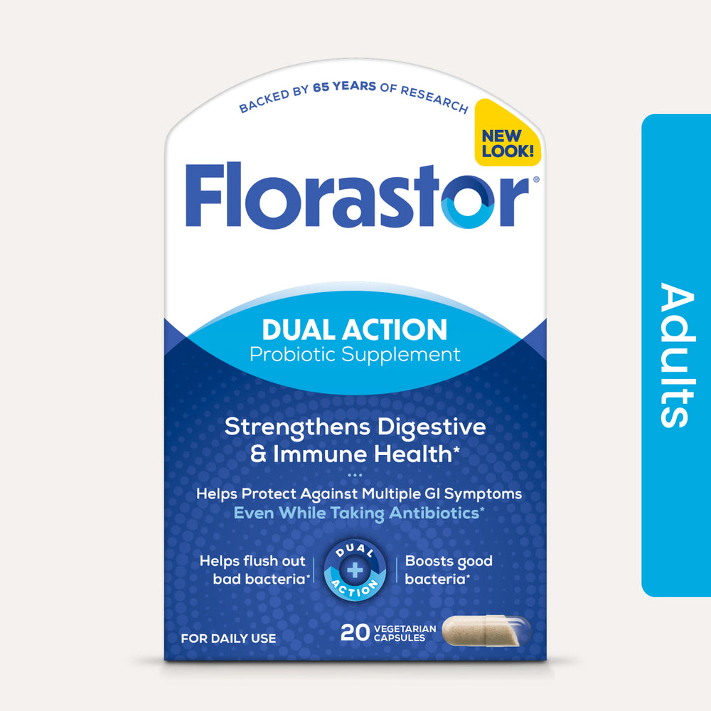 Florastor® Dual Action Probiotic Supplement: The Last Probiotic You'll Ever Need™️